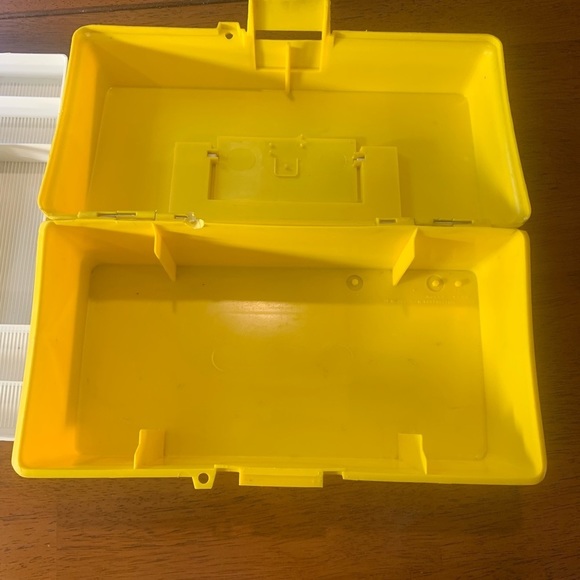 SNOOPY Catch ‘Em Tackle Box Used Great Condtion Peanuts Zebco - Picture 7 of 17